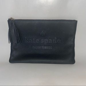 Kate spade leather clutch